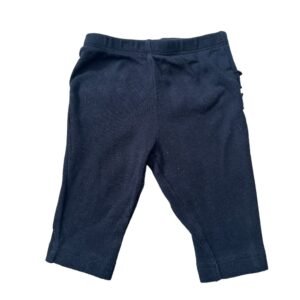 Carter's Black Cotton Baby Girl Leggings w/ Ruffles | Size 3M