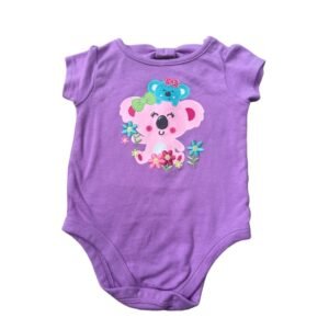 Garanimals Teddy Bear Purple/Pink Onesie | Size 12M