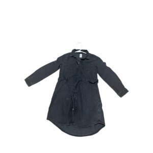 Grayish Black Denim Dress w/Belt | Size 7