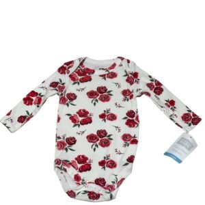 HB (Hudson Baby) New Floral Long Sleeve Bodysuit | Size 0-3M