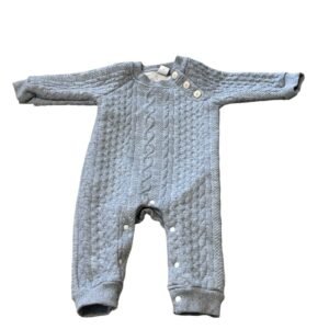 Shein Gray Quilted Baby Onesis | Size 68