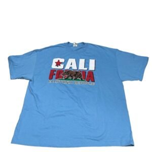 AlStyle Men's California Republic Shirt | Size 2XL