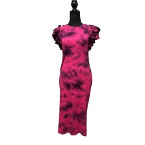 Bagatelle NYC pink/purple tie dye dress | Size M