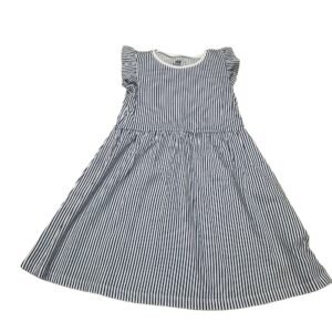 H&M Blue & White Basic Organic Dress | Size 4-6Y