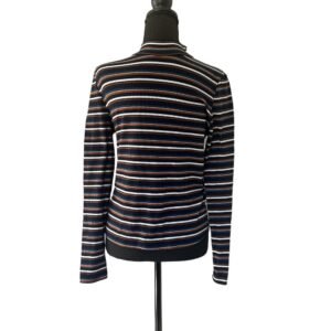 Shein Striped Mockneck Shirt | Size L
