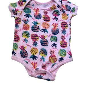 Betsy Johnson Pineapple Print Onesie | Size 9M