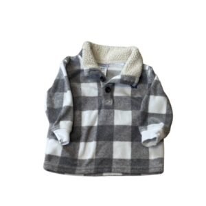 Carter's Pull-Over Fleece with Sherpa Fur in Collar | Size 6M