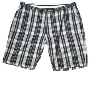 Polo Ralph Lauren Men's Dark blue & gold Plaid Chino Shorts | Size 42