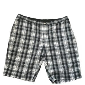 Polo Ralph Lauren Men's Black & Cream Plaid Chino Shorts | Size 42