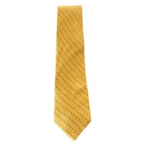 Men's Bill Blass 100% Silk Gold/Blue Necktie