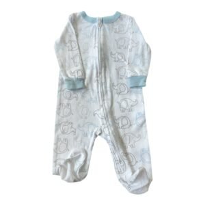 Koala Baby Footed Elephant Print Sleeper | Size 3-6 months